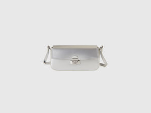 Borsa baguette effetto vernice