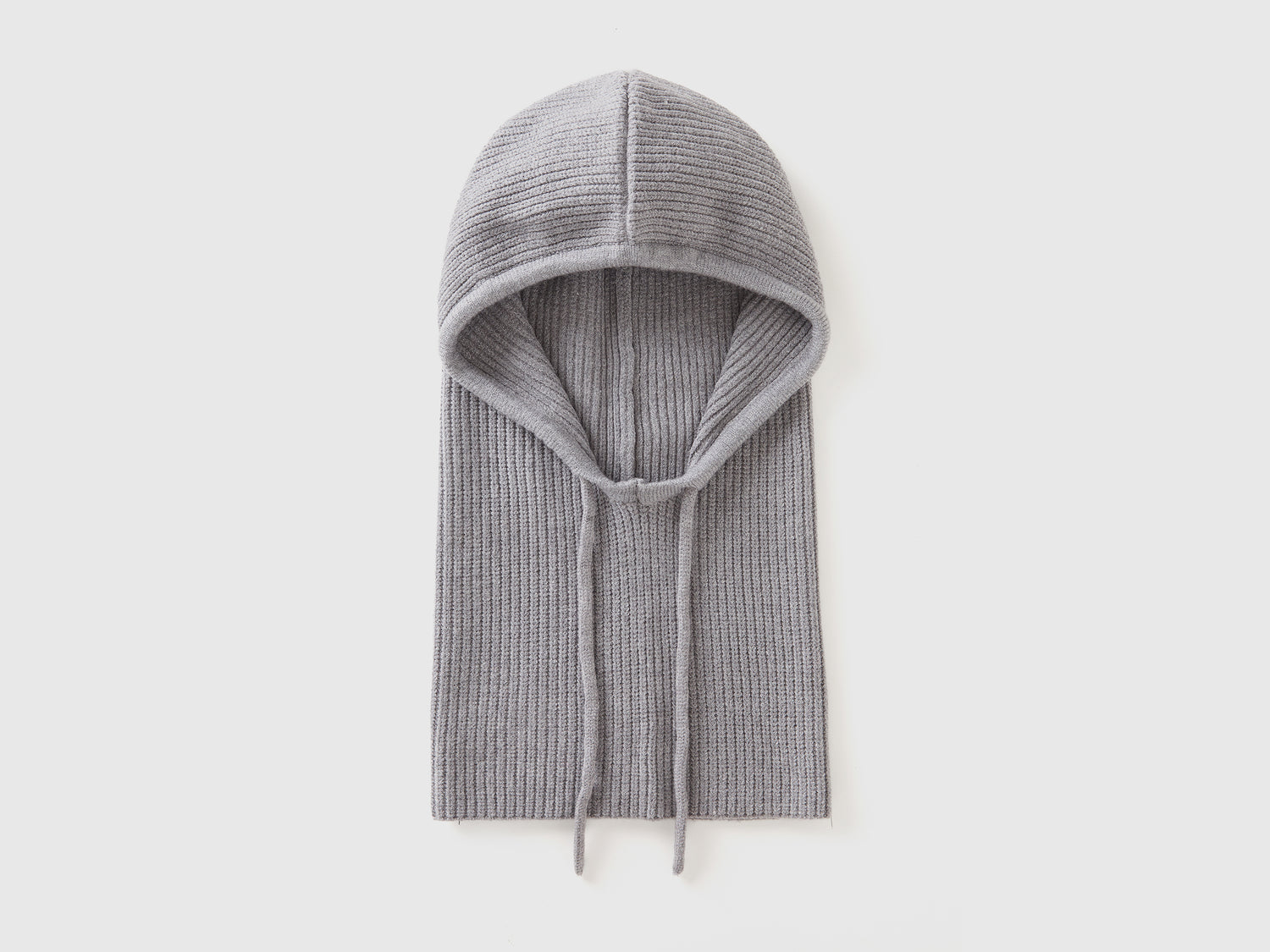 pasamontañas de punto da donna grigio chiaro | Benetton Outlet