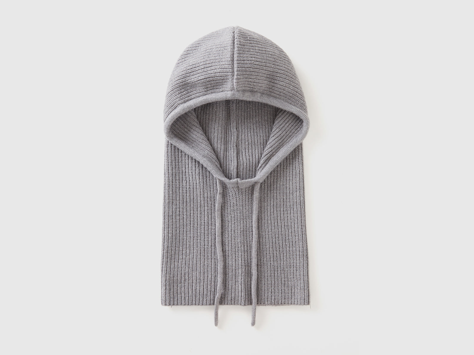 pasamontañas de punto da donna grigio chiaro | Benetton Outlet