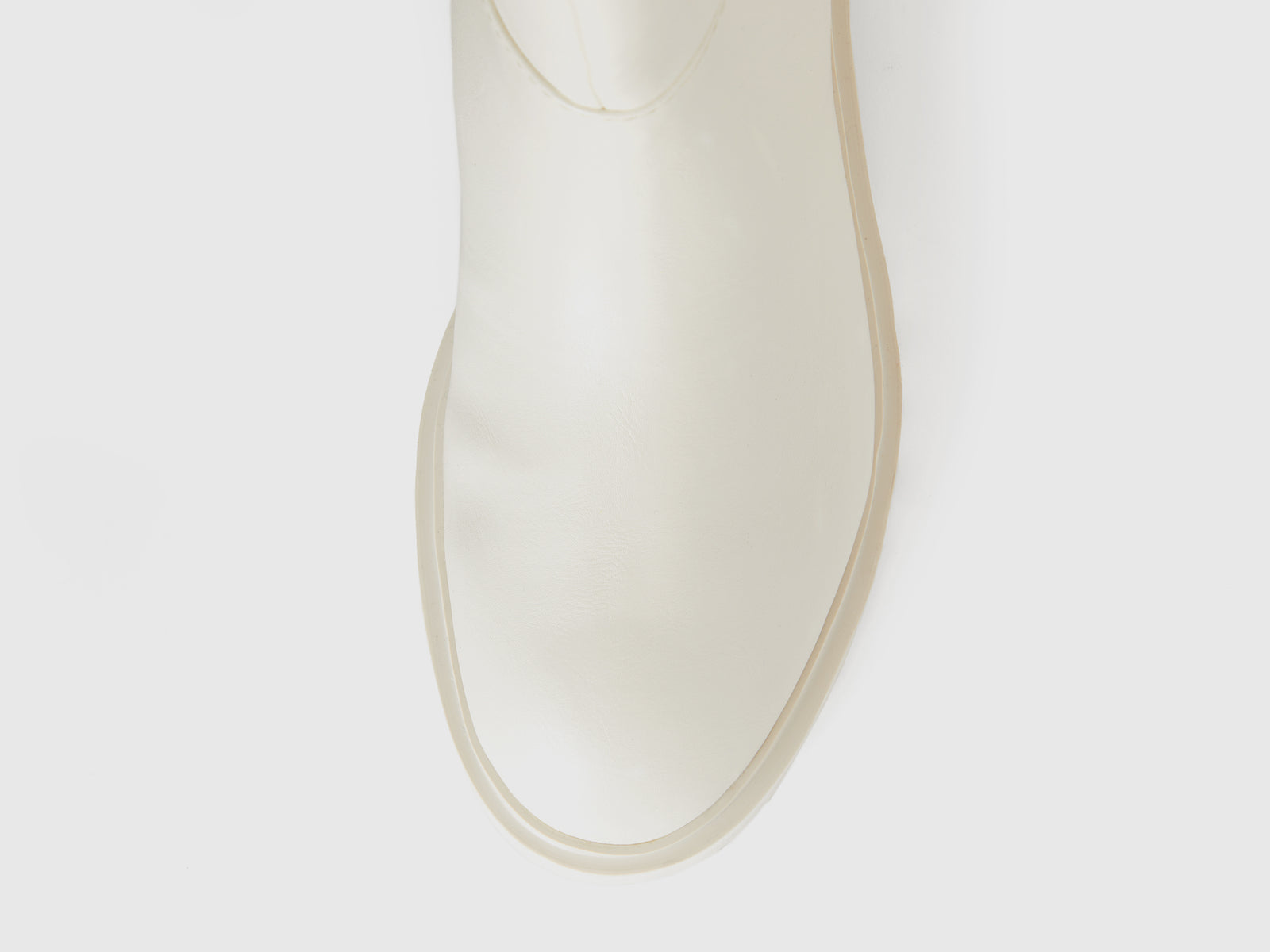 Botas altas en tejido revestido da donna bianco panna 3 | Benetton Outlet