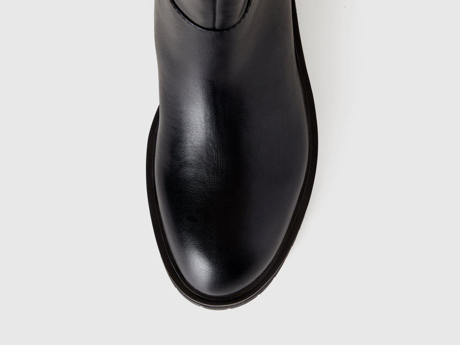 Botas altas en tejido revestido da donna nero 4 | Benetton Outlet