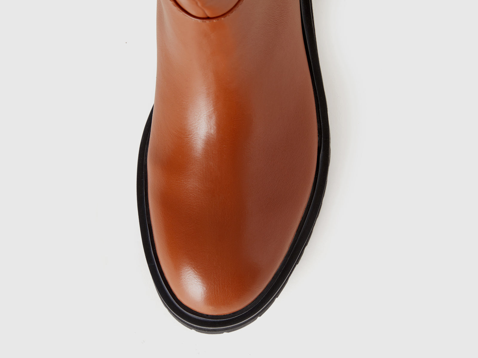 Botas altas en tejido revestido da donna bruciato 4 | Benetton Outlet