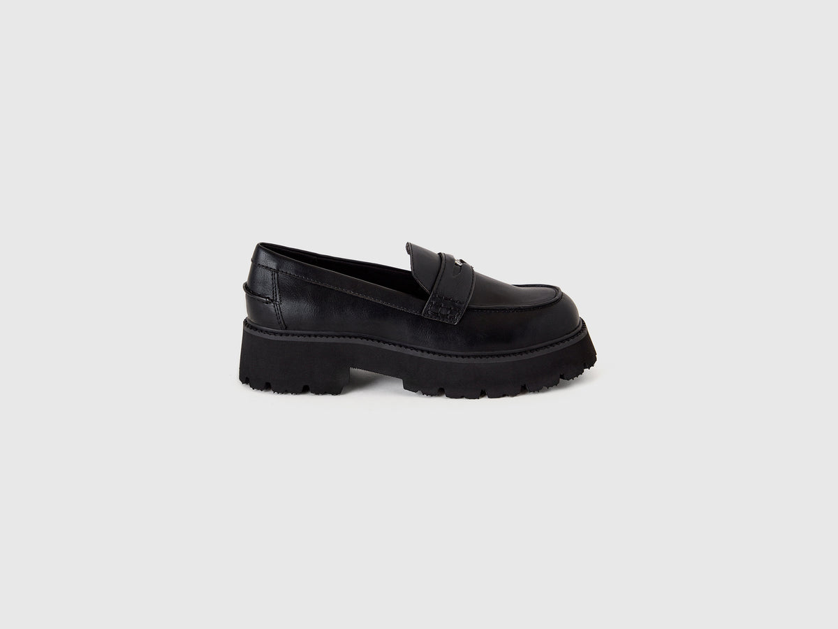 Mocasines de tela revestida