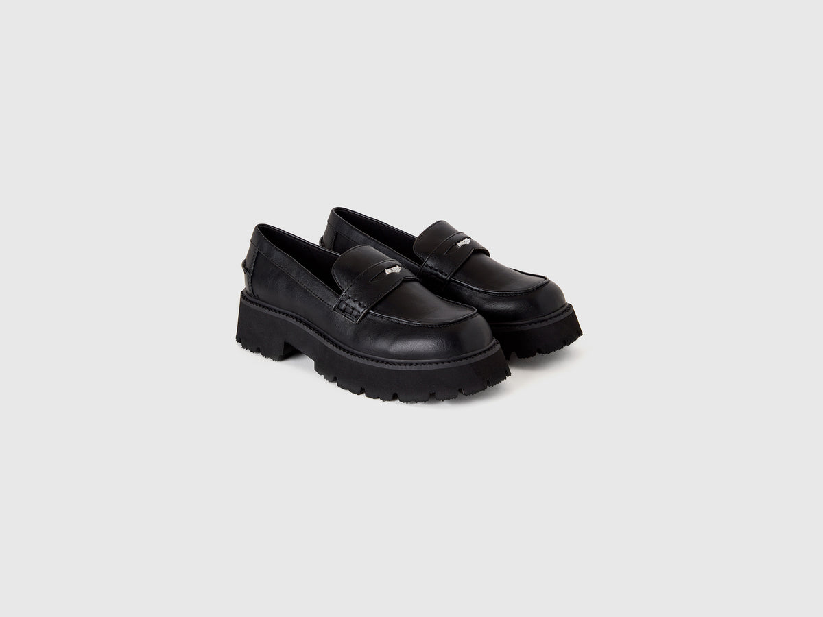 Mocasines de tela revestida