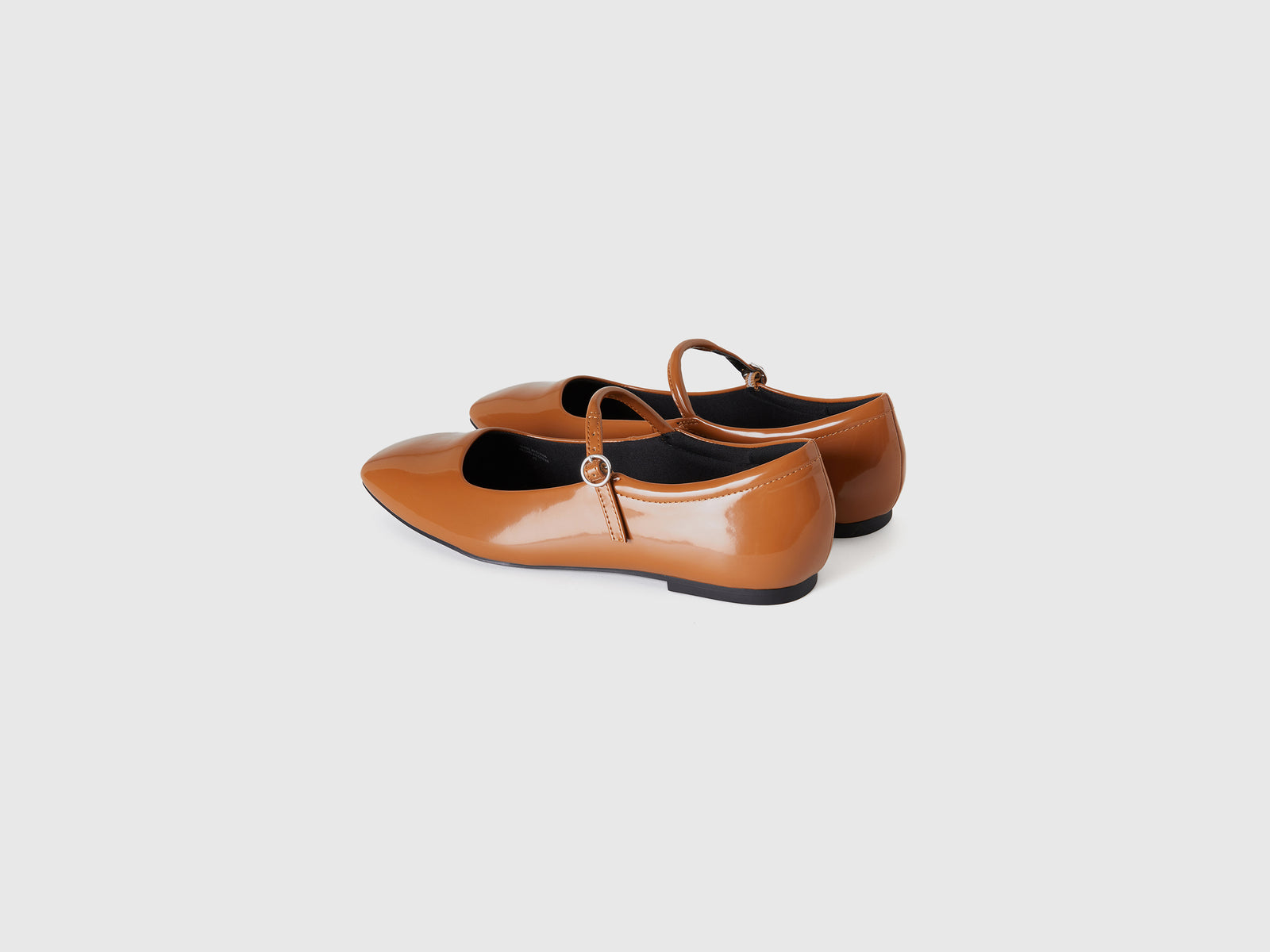 Bailarinas con tiras da donna marrone 2 | Benetton Outlet