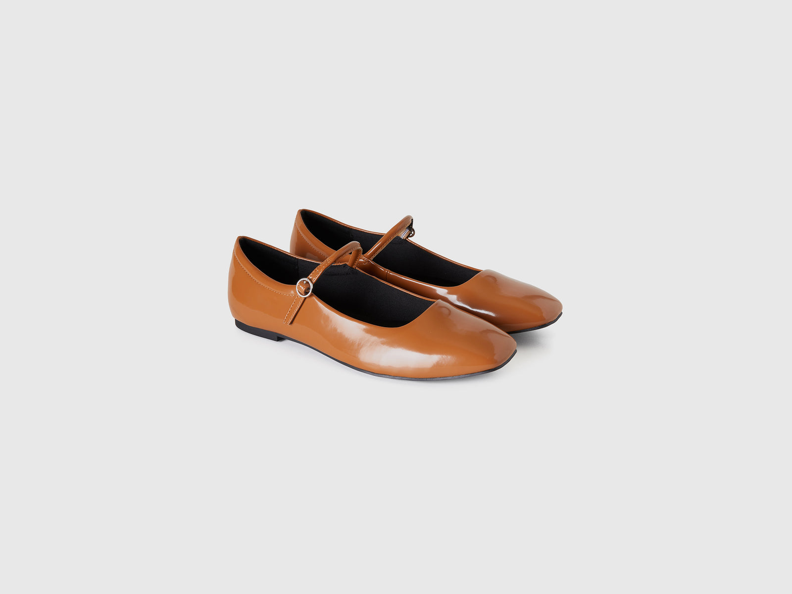 Bailarinas con tiras da donna marrone 3 | Benetton Outlet