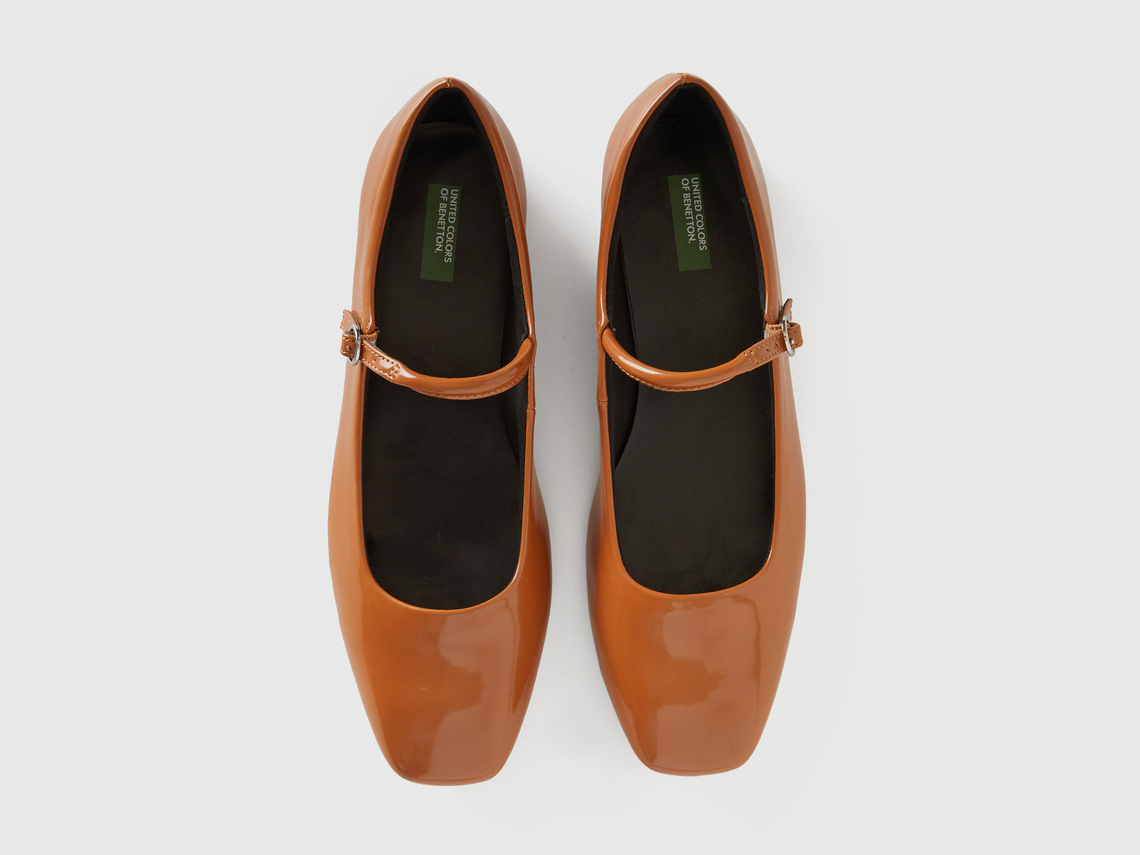 Bailarinas con tiras da donna marrone 4 | Benetton Outlet