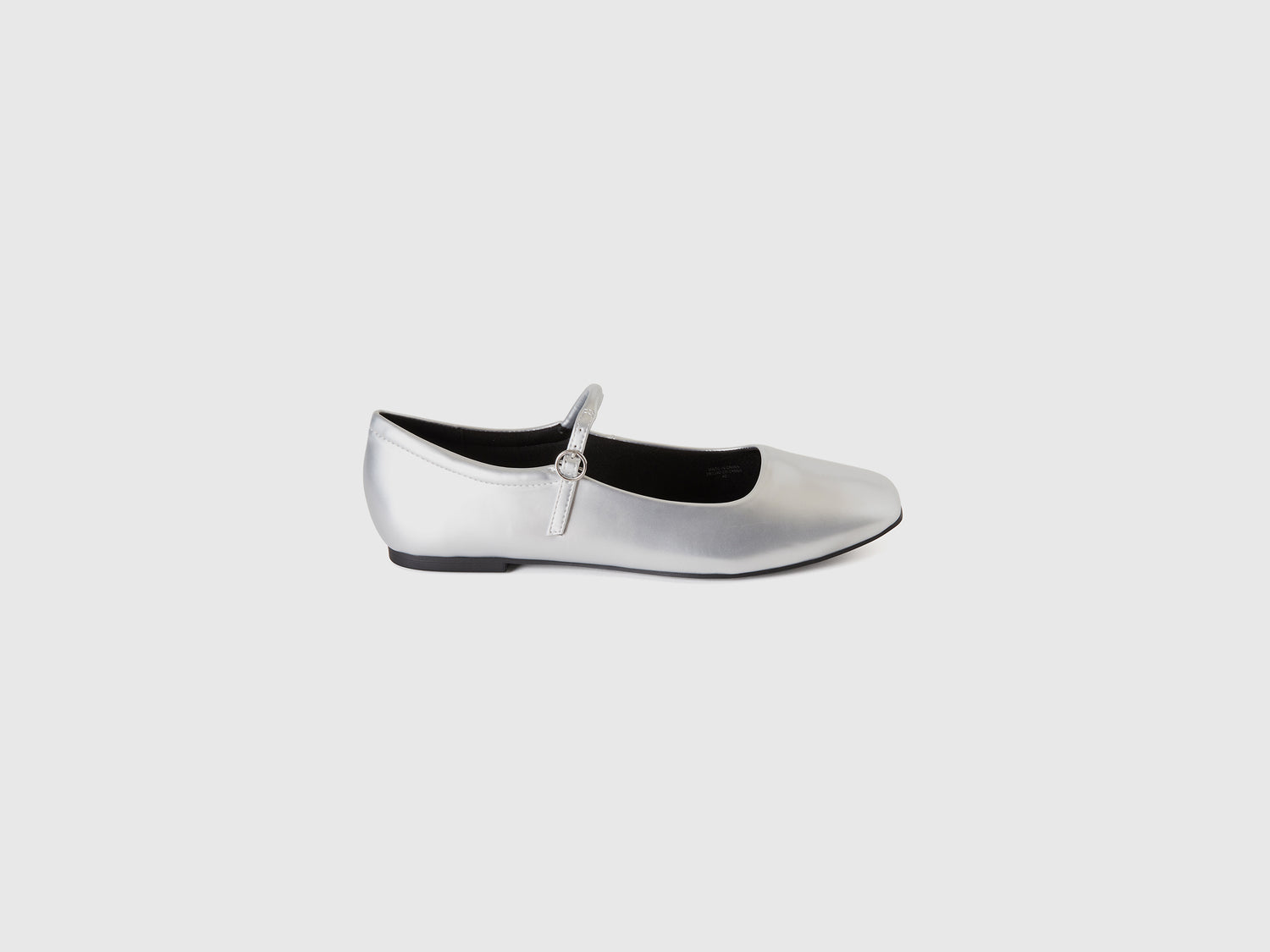 Ballerine con cinturino da donna argento | Benetton Outlet