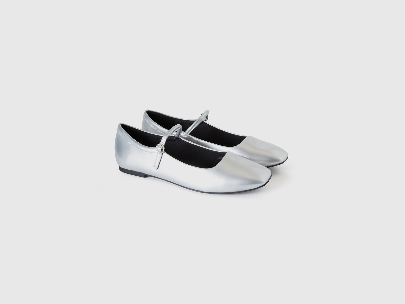 Ballerine con cinturino da donna argento 3 | Benetton Outlet