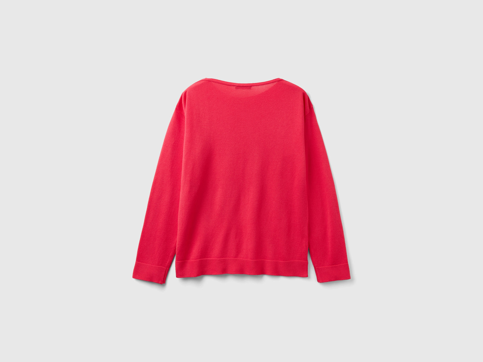 Maglia con scollo a barchetta da donna fucsia 2 | Benetton Outlet