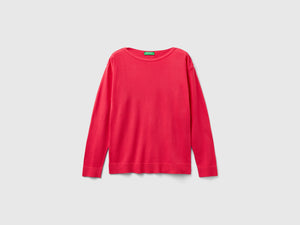 Maglia con scollo a barchetta