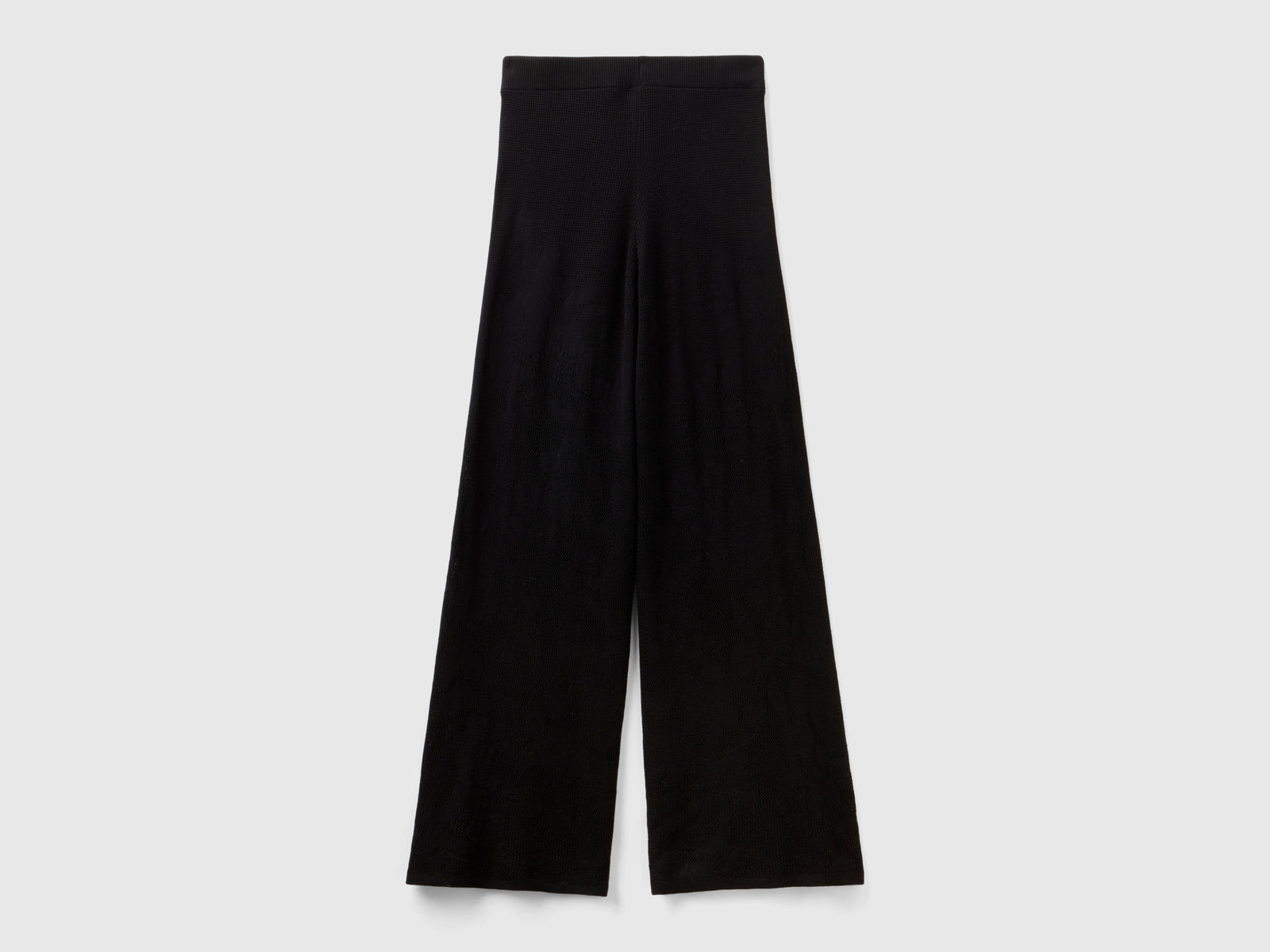 Pantalones anchos con estampado floral da donna nero 2 | Benetton Outlet