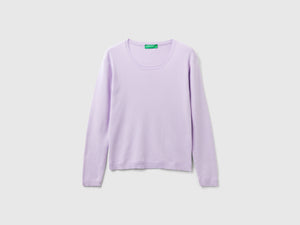Maglia girocollo in puro cotone