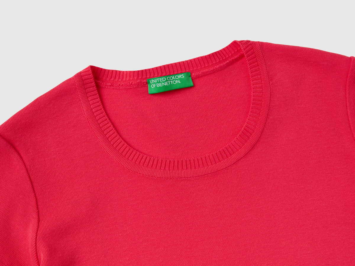 100% cotton short-sleeved top