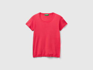 100% cotton short-sleeved top