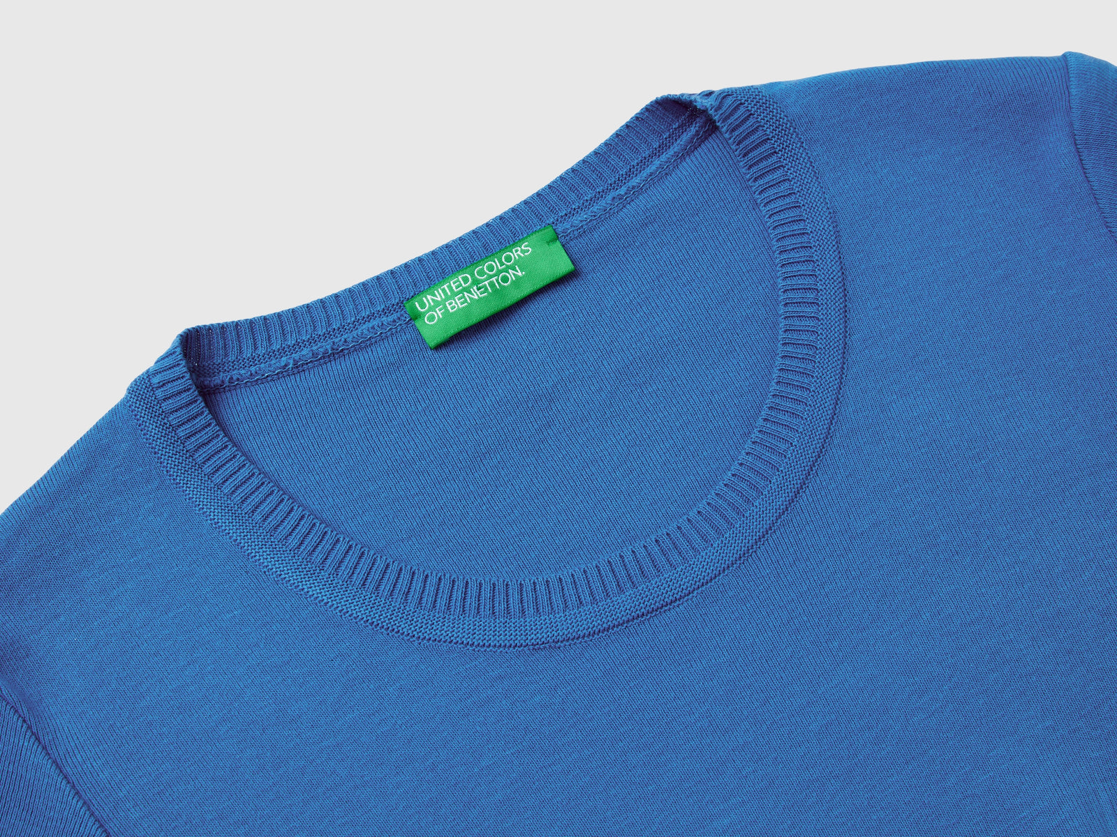 100% cotton short-sleeved shirt da donna blu 3 | Benetton Outlet