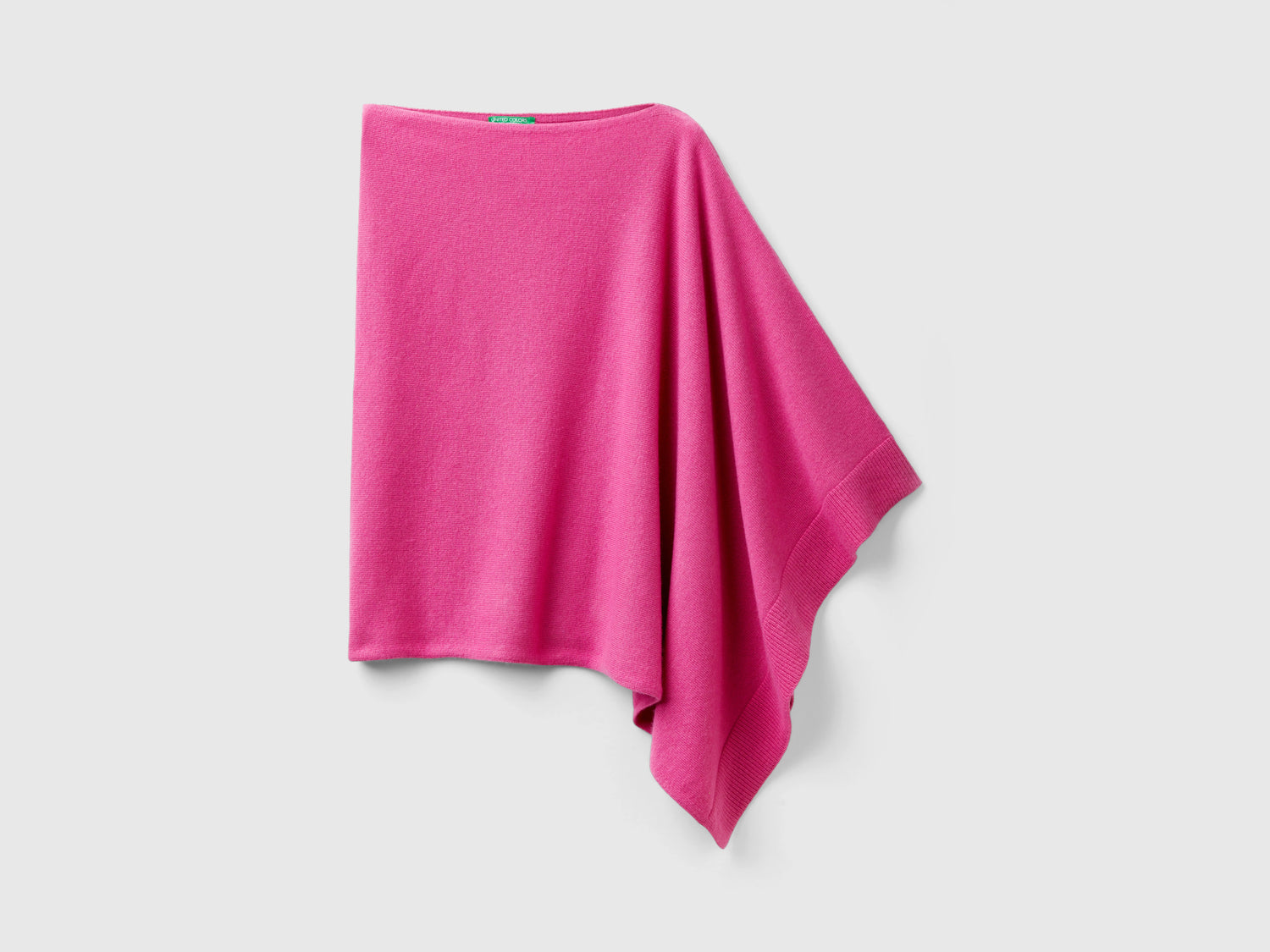 Mantella in misto cashmere da donna rosa | Benetton Outlet