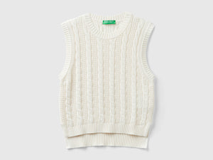 Gilet cropped a trecce