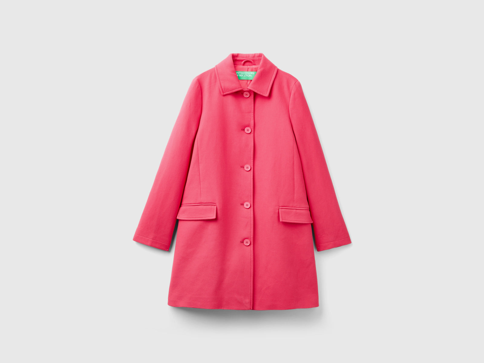 Plumero de algodón puro da donna fucsia | Benetton Outlet