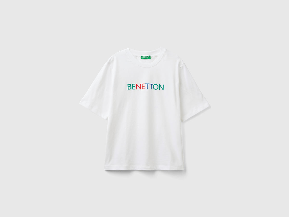 T-shirt con stampa logo
