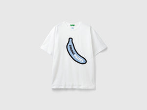 Maglietta oversize con stampa banana