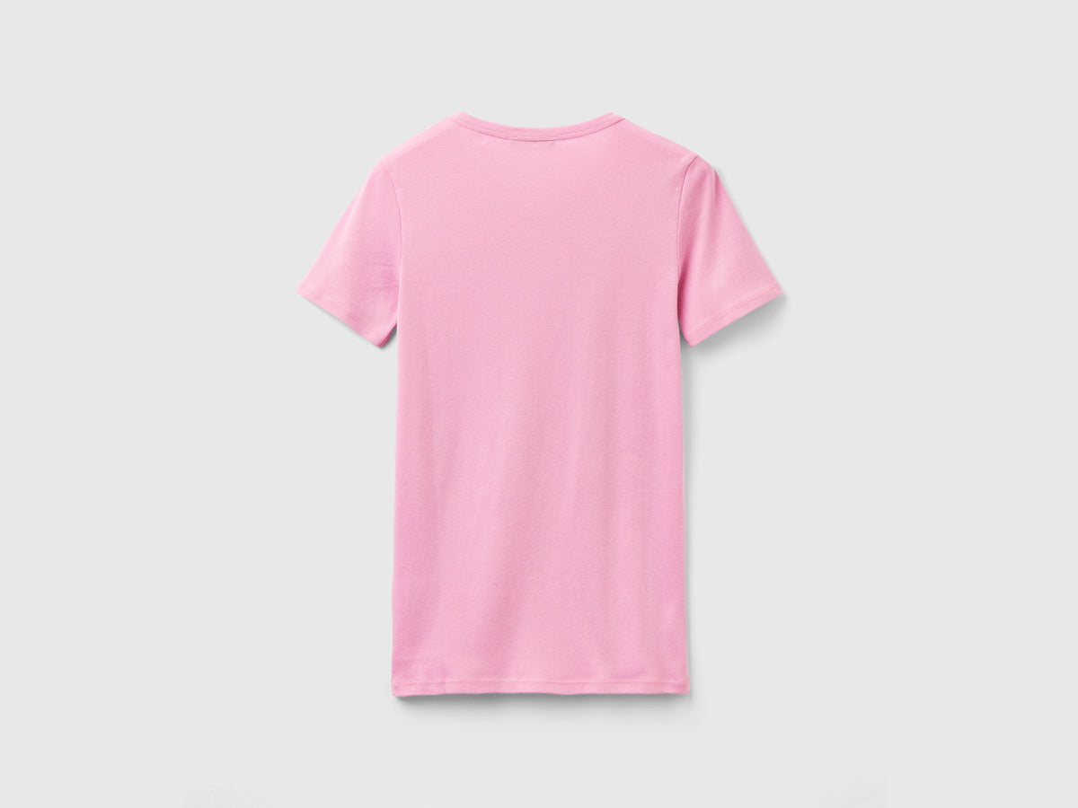 T-shirt in cotone a fibra lunga