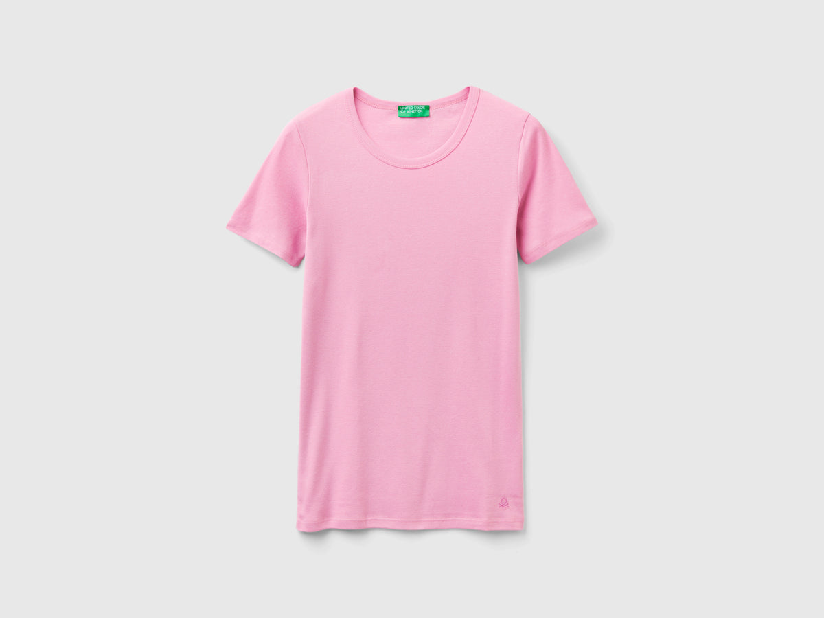 T-shirt in cotone a fibra lunga