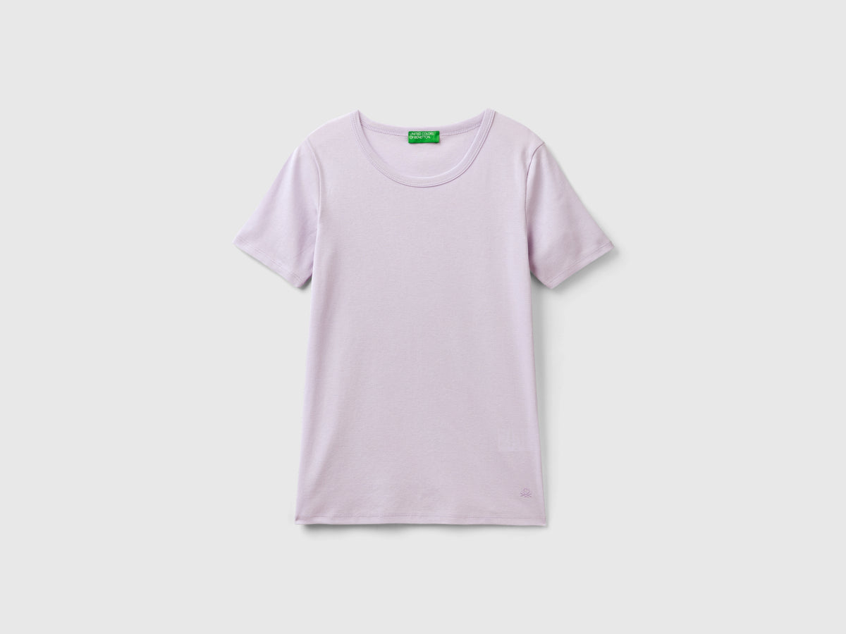 T-shirt in cotone a fibra lunga