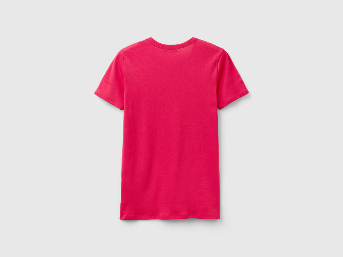 T-shirt in cotone a fibra lunga
