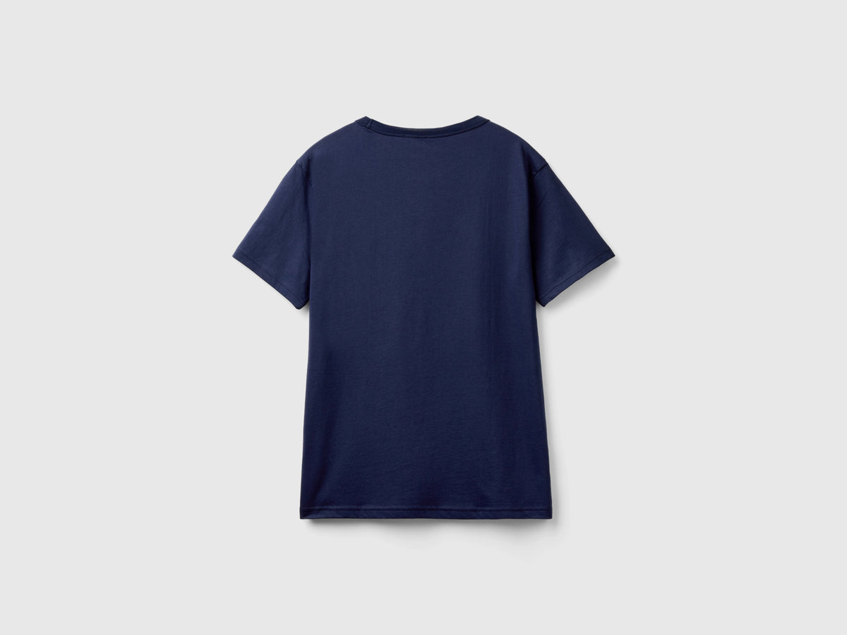 T-shirt in cotone bio con stampa logo