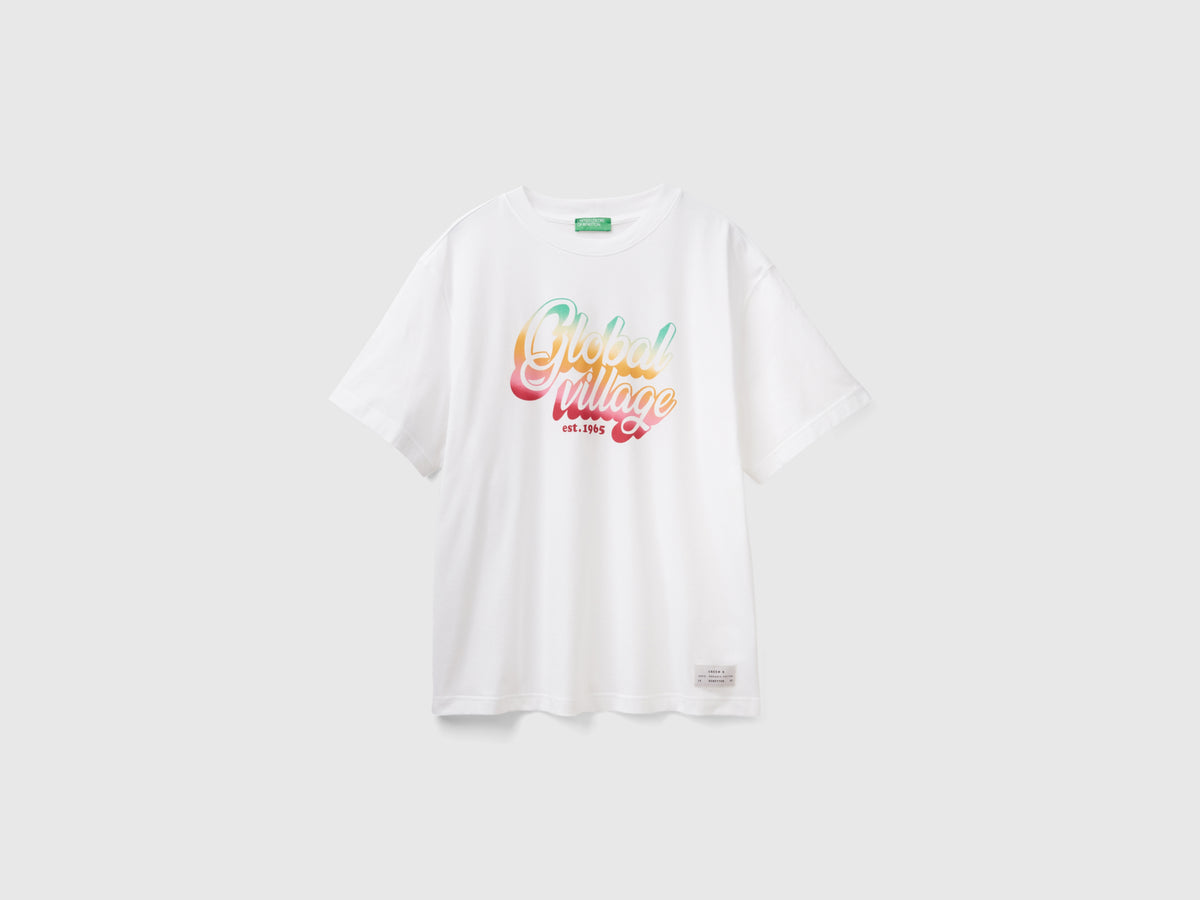T-shirt over fit con stampa