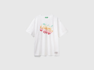 T-shirt over fit con stampa