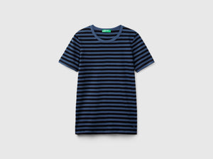 T-shirt girocollo a righe