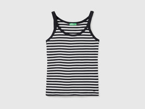 Canotta a righe 100% cotone