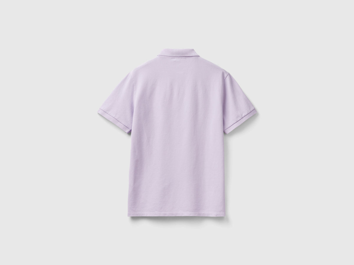 Polo in cotone bio stretch