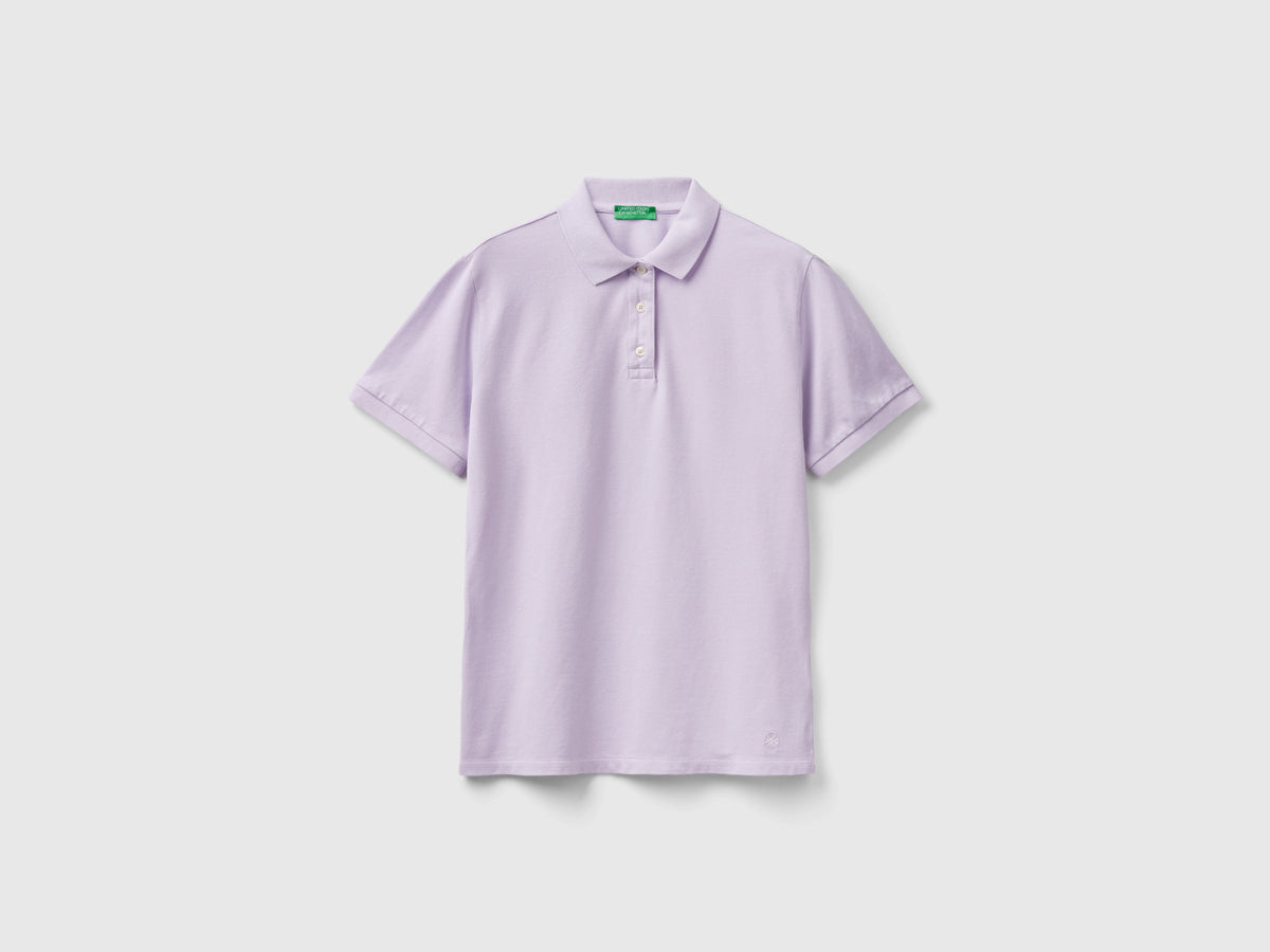 Polo in cotone bio stretch
