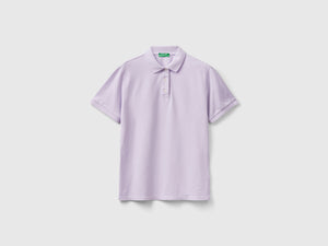 Polo in cotone bio stretch