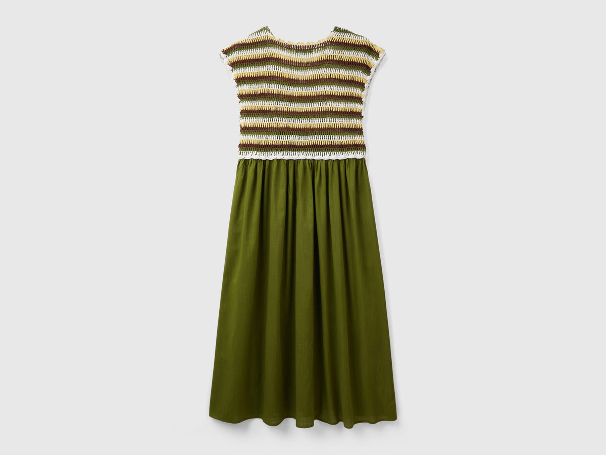 Vestito con corpetto crochet