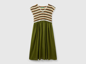 Vestito con corpetto crochet