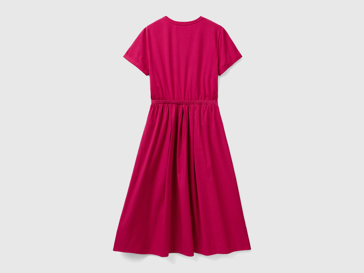 Vestido largo de algodón