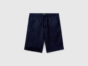 Bermudas 100% lino