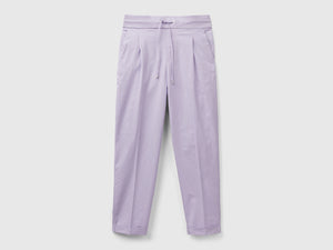Pantalones deportivos de algodón elástico