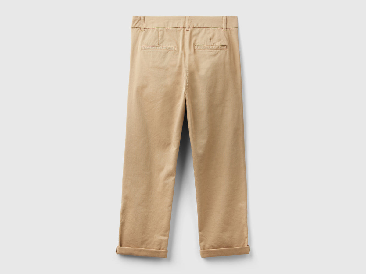 Pantaloni chino in cotone stretch