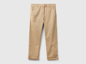 Pantaloni chino in cotone stretch
