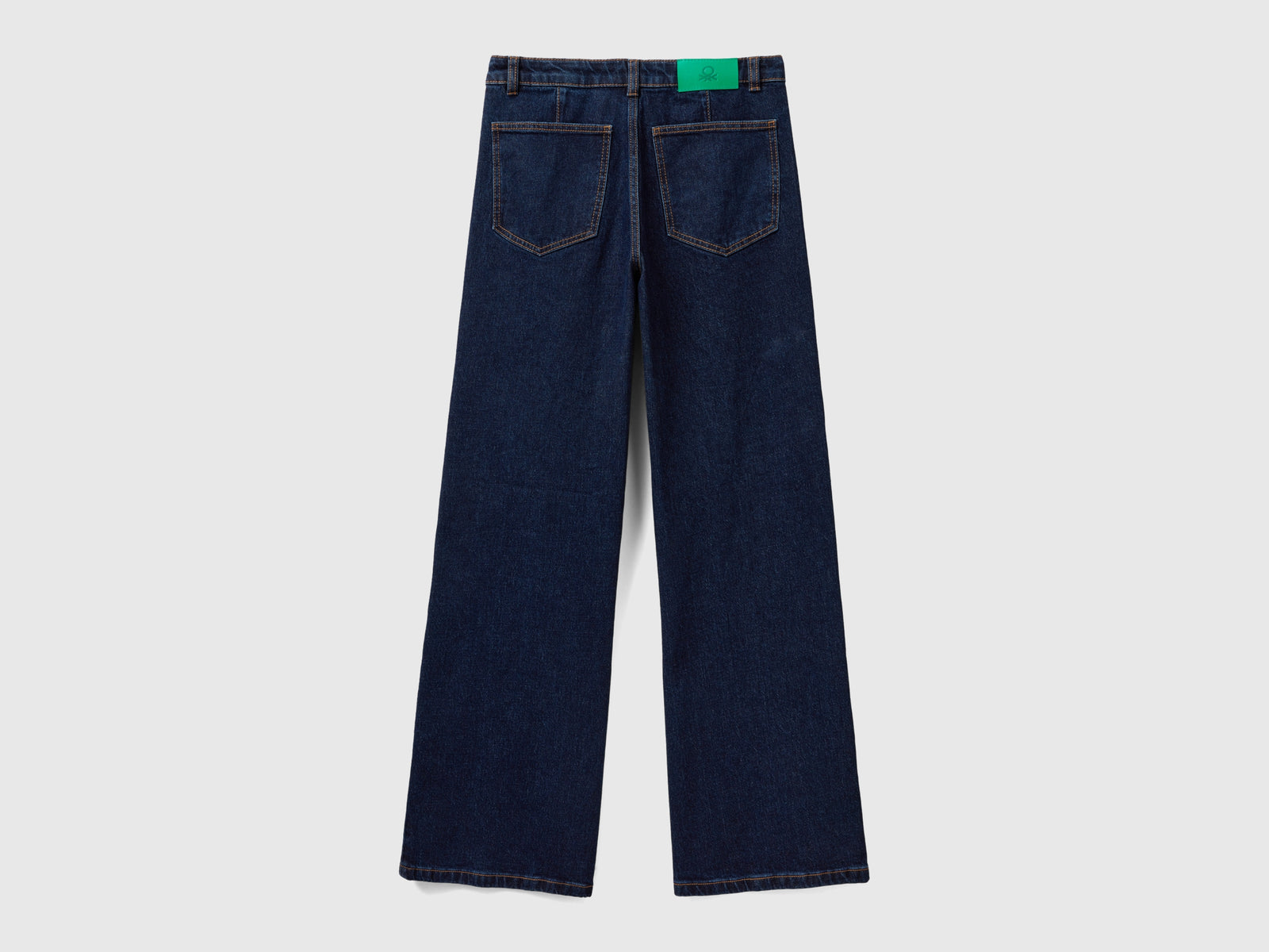 Jeans a zampa morbidi da donna blu 2 | Benetton Outlet