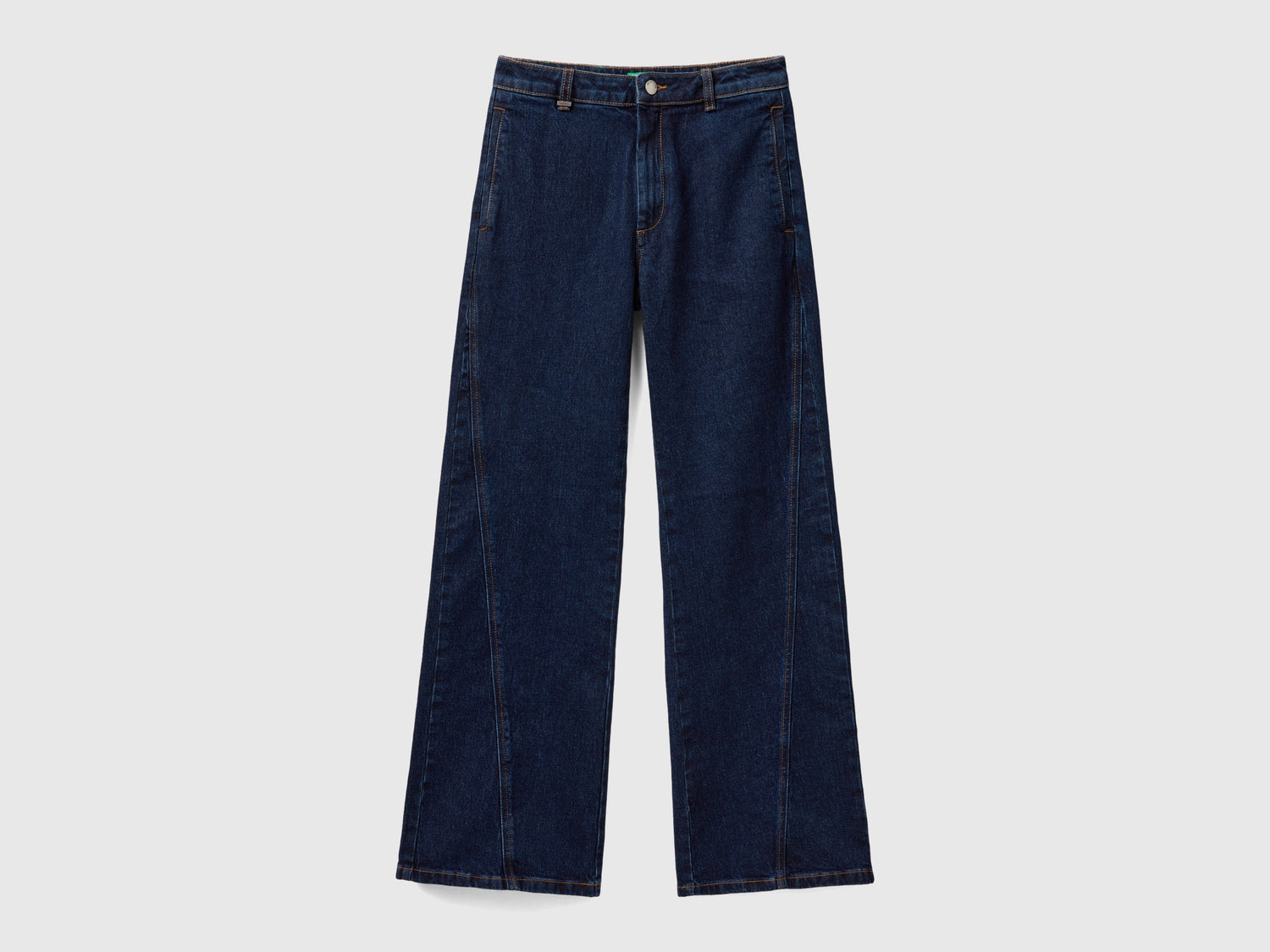 Jeans a zampa morbidi da donna blu | Benetton Outlet