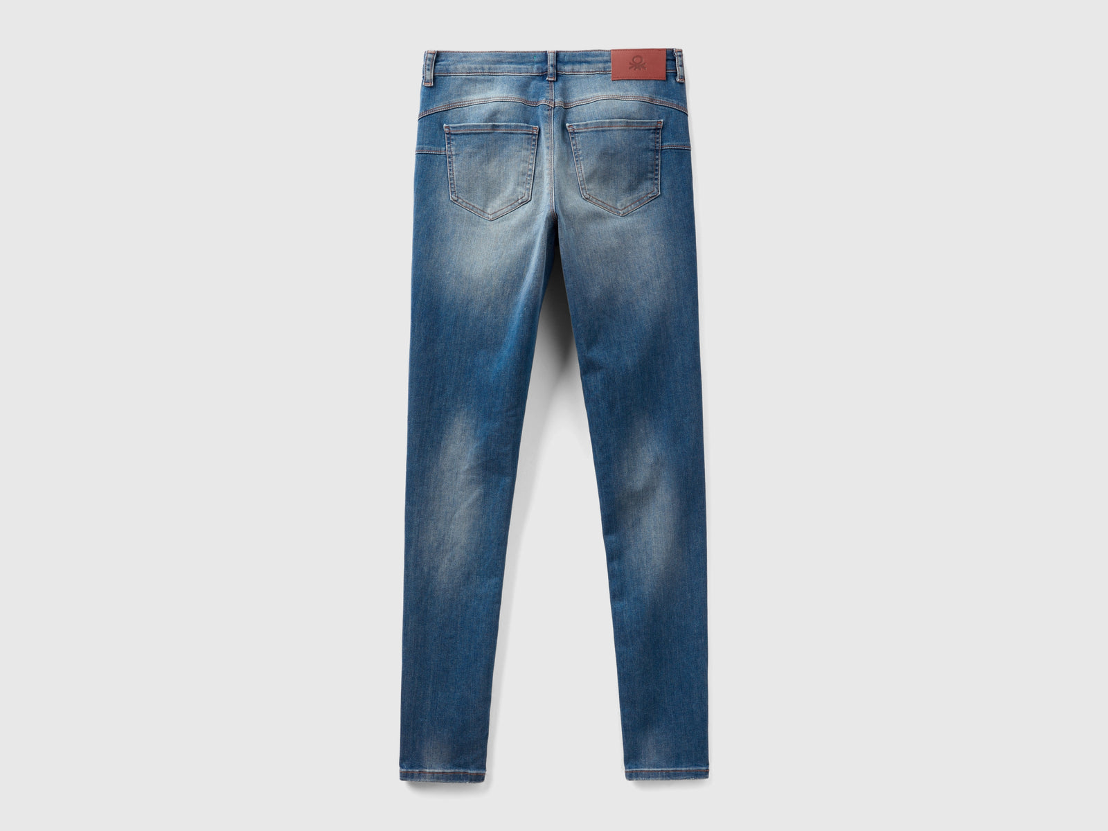 Jeans push up skinny fit da donna celeste 2 | Benetton Outlet