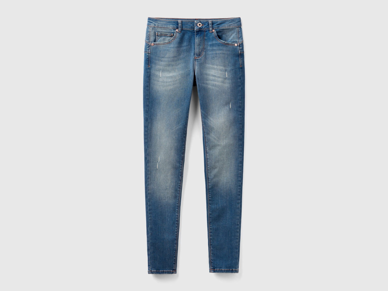 Jeans push up skinny fit da donna celeste | Benetton Outlet