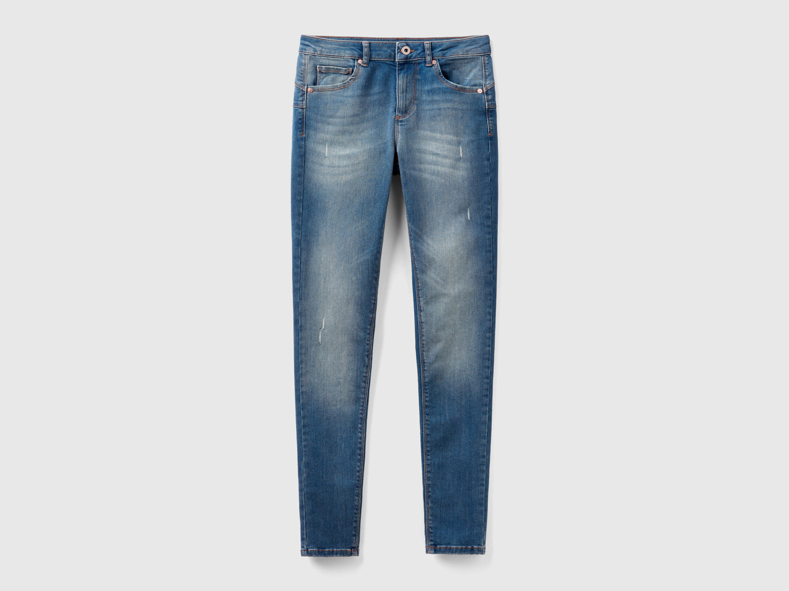 Jeans push up skinny fit da donna celeste | Benetton Outlet