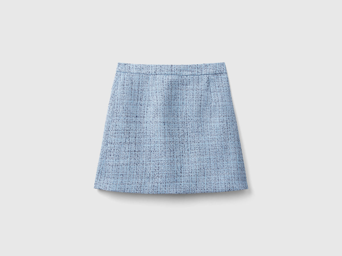 Minigonna in tweed